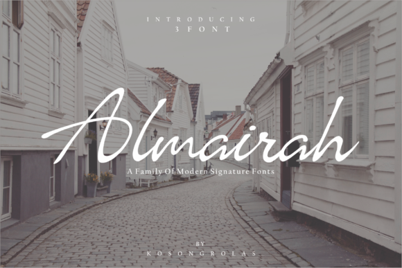 Almairah: A Relaxed Script Font for Editorial Design