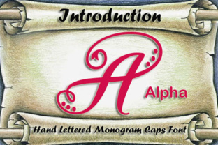Alpha Monogram: A Refined Typeface for Editorial Design