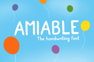 Amiable: A Handwritten Font for Makers
