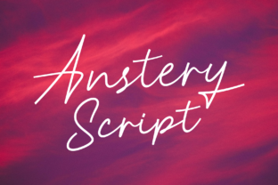 Anstery: A Modern Script Font for Web Design