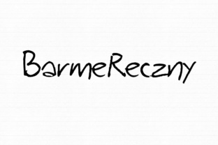 Barme Reczny: A Script Font for Handmade Makers