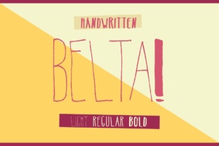 Belta: The Handwritten Font for Crafters