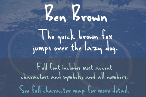 Ben Brown: A Handwritten Typeface for Editorial Warmth