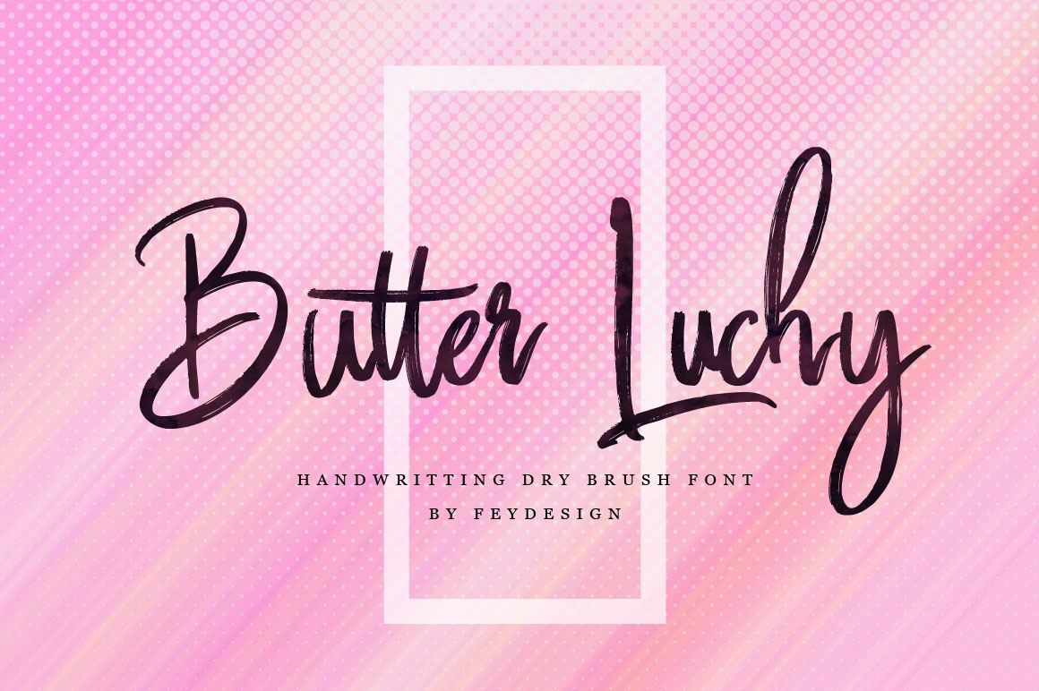 Butter Luchy: A Handwritten Typeface for Modern Branding