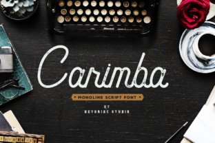 Carimba: A Vintage Script Font for Editorial Design