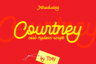 Courtney Font: A Retro Script for Polished Branding
