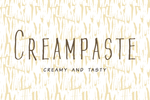 Creampaste: A Script Font for Bold Visuals