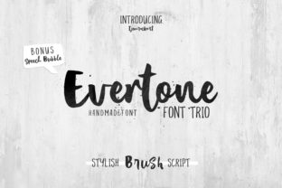 Evertone: A Handlettered Font for Romantic Brands