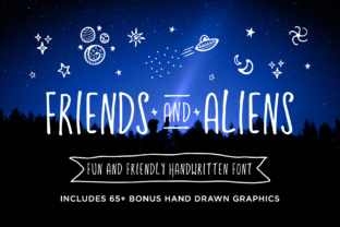 Friends and Aliens: A Nostalgic Typeface for Bold Branding