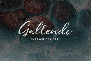 Gallendo Font: Elevating Brand Identity with Handwritten Style