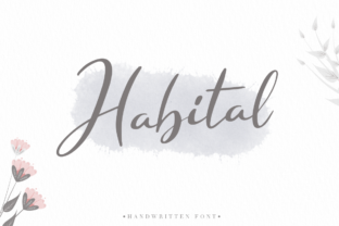 Habital: A Handmade Script Font for Modern Campaigns