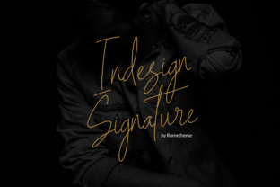 Indesign Signature Font for Clear Campaigns