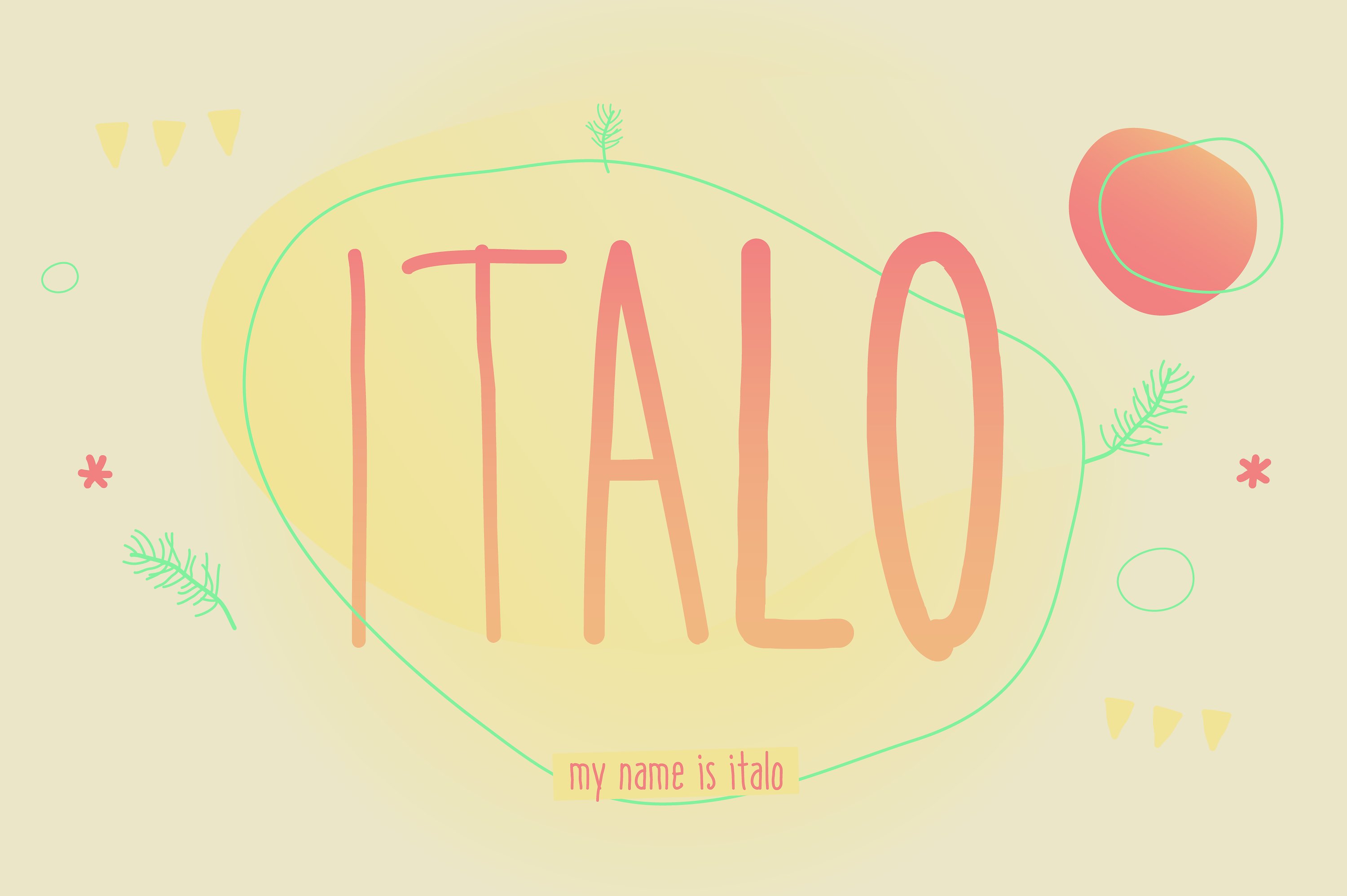 Italo Font: A Friendly Typeface for Makers