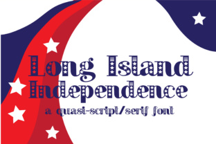 Long Island Independence: A Patriotic Script Font for Brands