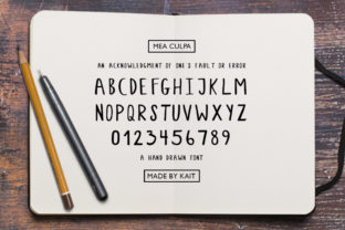 Mea Culpa Font: Bold Handwritten Type for Campaigns