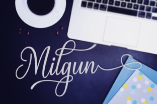 Milgun: A Script Font for Bold Campaigns