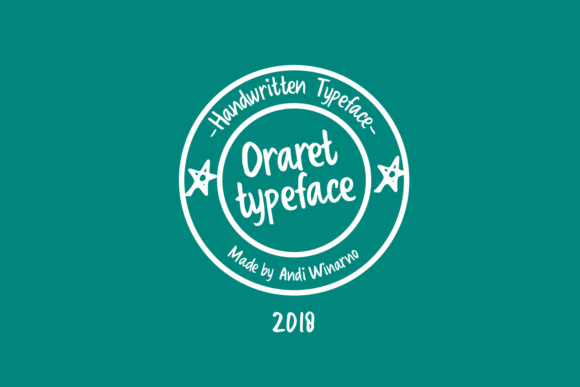 Oraret: A Playful Handwritten Font for Crafters