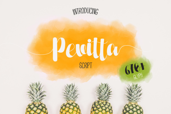 Pevitta Typeface: A Sweet Script for Branding