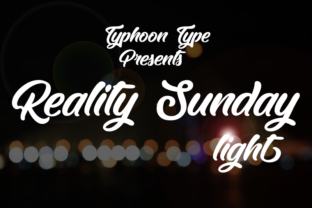 Reality Sunday Light: A Script Font for Polished Brands