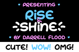 Rise Shine Font: A Hand-Drawn Typeface for Playful Branding