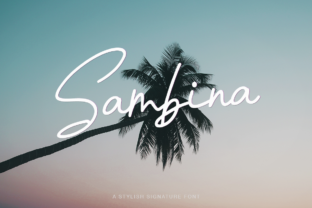Sambina: The Handmade Calligraphy Font for Crafters