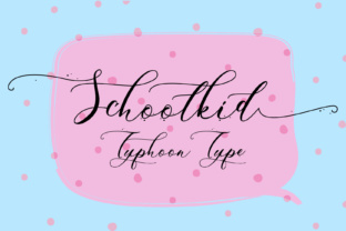 Schoolkid Font: A Textured Script for Handmade Brands