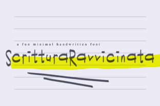 Scrittura Ravvicinata: A Handwritten Font for Modern Brands