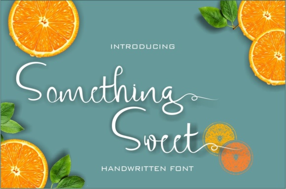 Something Sweet Font: A Modern Script for Elegant Branding
