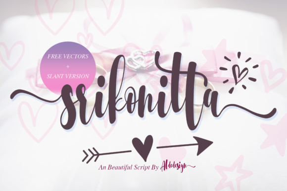 Srikonitta: A Joyful Script Font for Digital Design