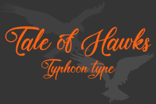 Tale of Hawks: A Versatile Script Font for Editorial Design