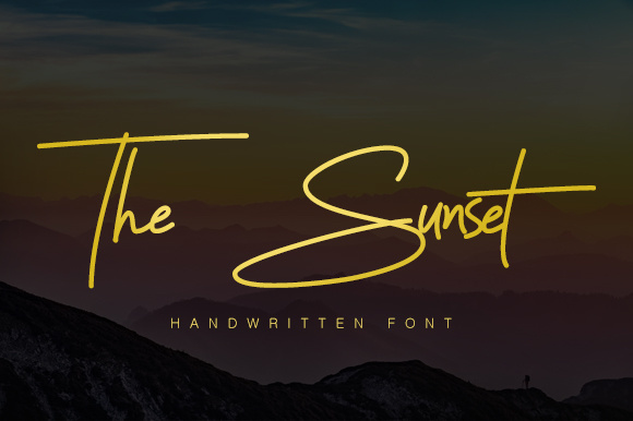 The Sunset Font: Elevate Your Campaign Visuals