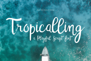 Tropicalling Font: A Playful Typeface for Branding