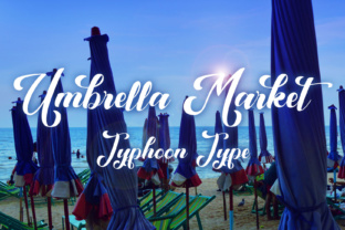 Umbrella Market: The Script Font for Bold Branding
