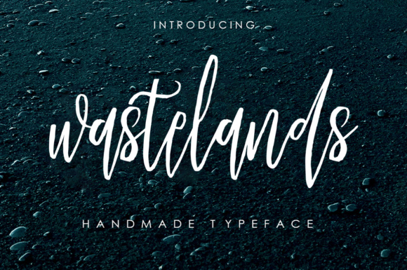 Wastelands: A Tall Script Font for Brand Identity